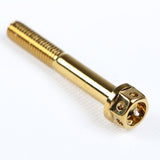 Factory wholesale gold-plated hexagonal titanium screws