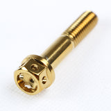 Factory wholesale gold-plated hexagonal titanium screws